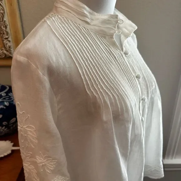 NWT Veronica Beard Amandine Blouse - Size 8 - Picture 9 of 13